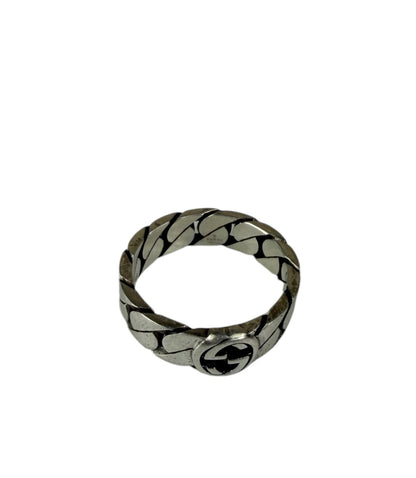 Gucci Silver Sterling Chain-Link Ring