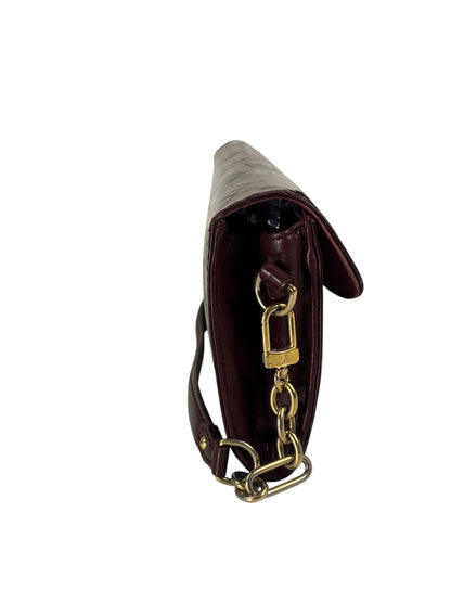 Louis Vuitton Burgundy Monogram Vernis Sunset Boulevard Shoulder Bag