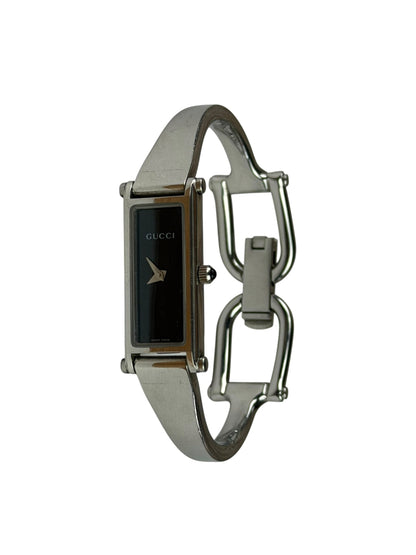 Gucci 1500L Black Dial Bangle Band