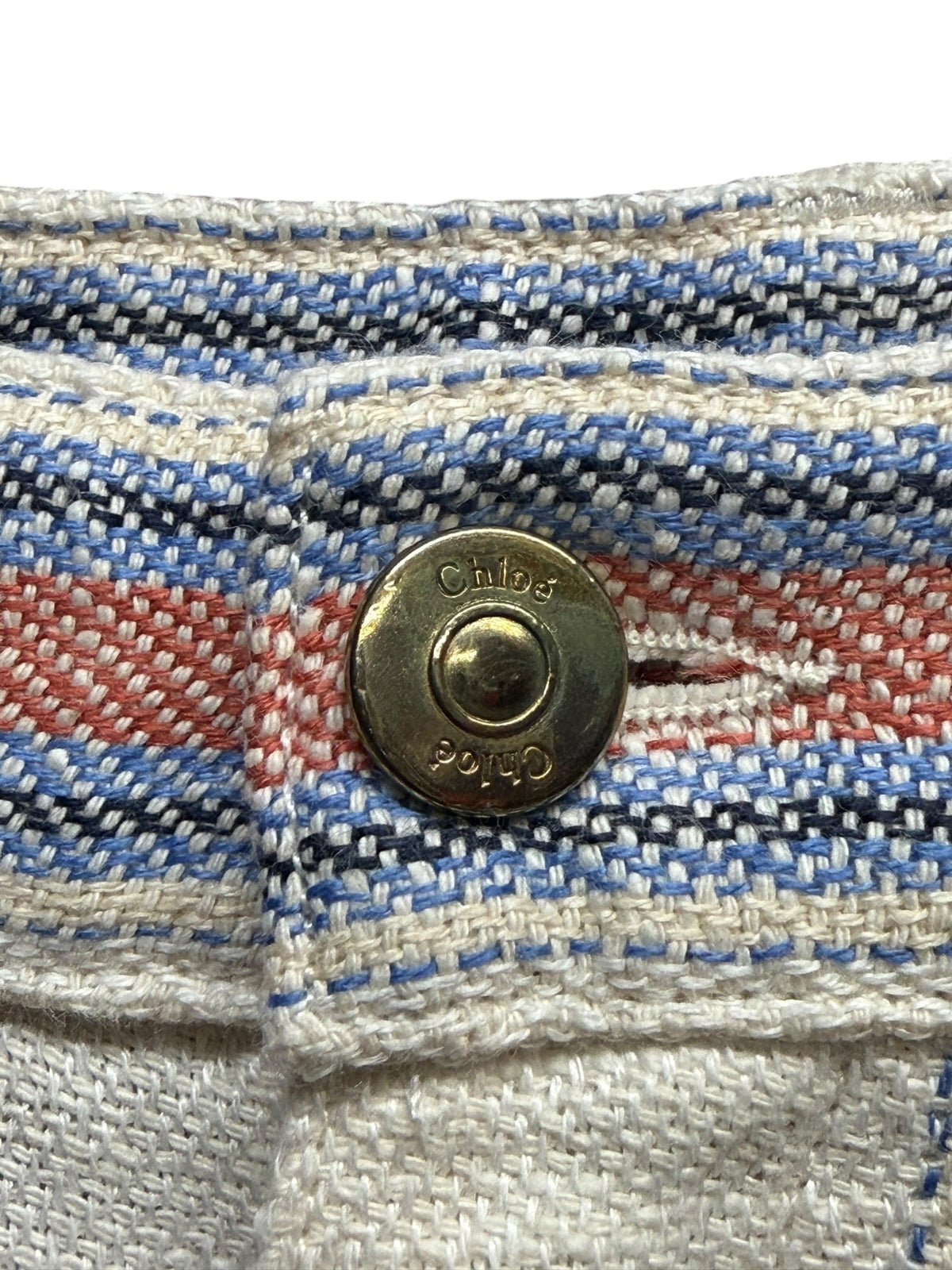 Chloe Multi-Colored Horizontal Striped Bottoms