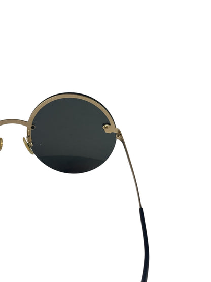 Versace Black MOD.2176 Circular Sunglasses
