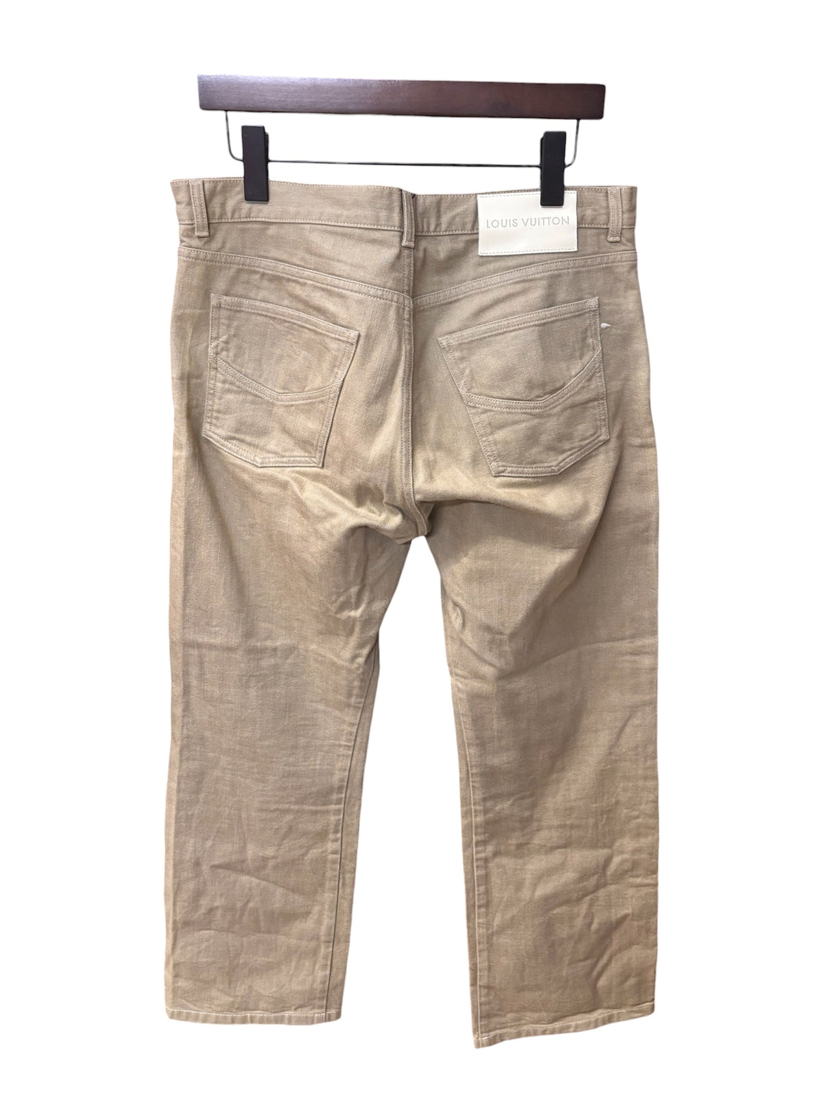 Louis Vuitton Khakhi Cotton Trousers
