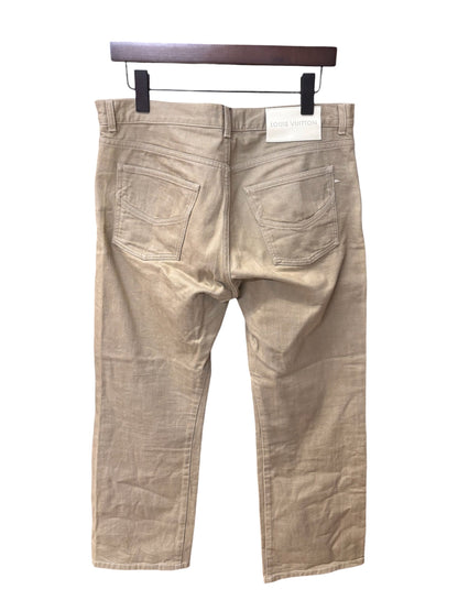 Louis Vuitton Khakhi Cotton Trousers