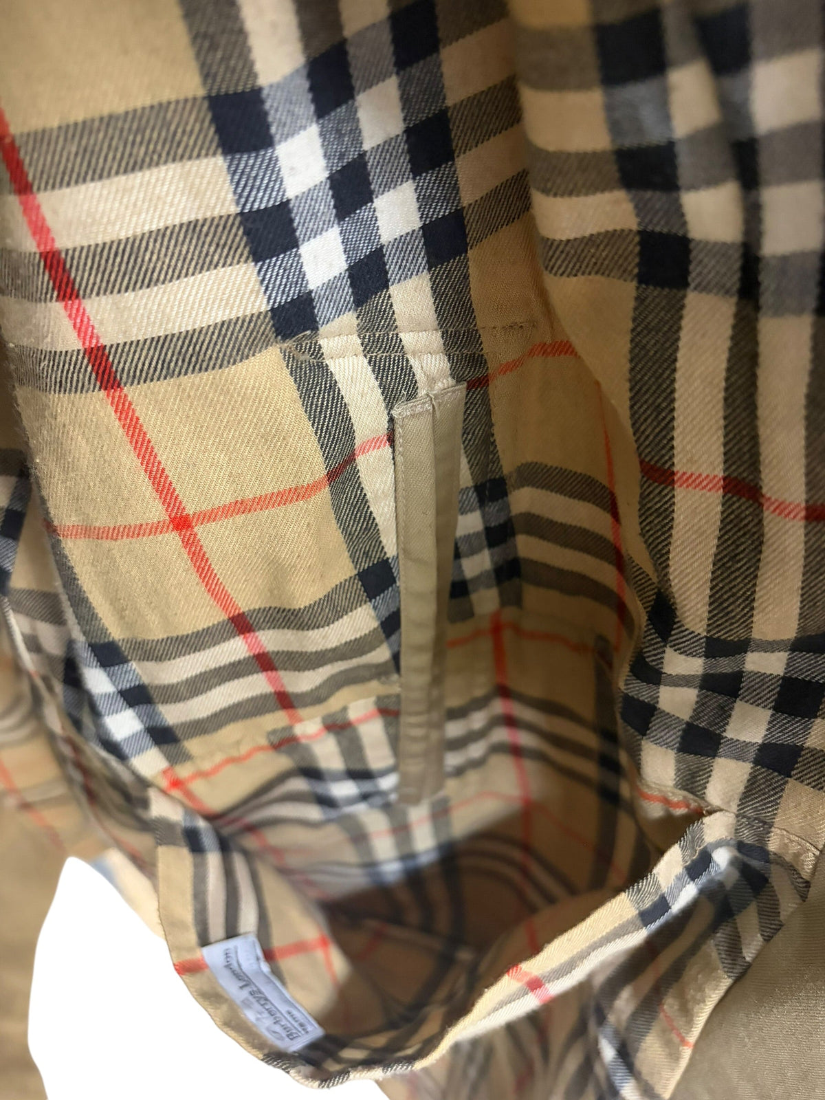 Burberry Vintage House Check Lined Long Coat