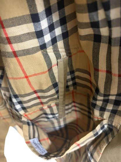 Burberry Vintage House Check Lined Long Coat