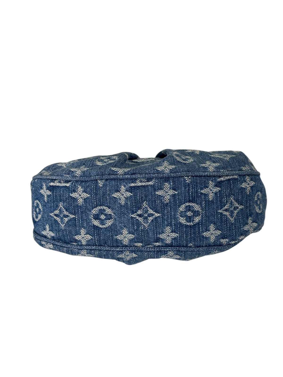 Louis Vuitton Blue Denim/Leather Trim Pochette