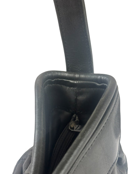 Chanel Grey Quilted Leather Tote Bag 2006