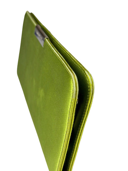 Dolce & Gabbana Lime Green Satin Clutch