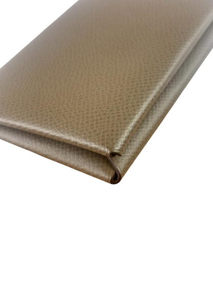 Hermes Beige Leather Calvi Coin Holder
