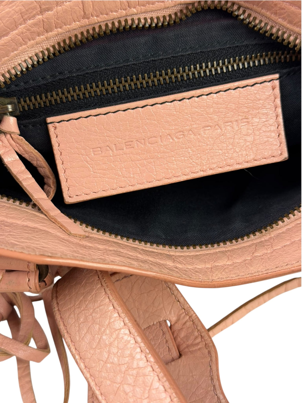 Balenciaga Rose Peach Le City Two-Way Bag