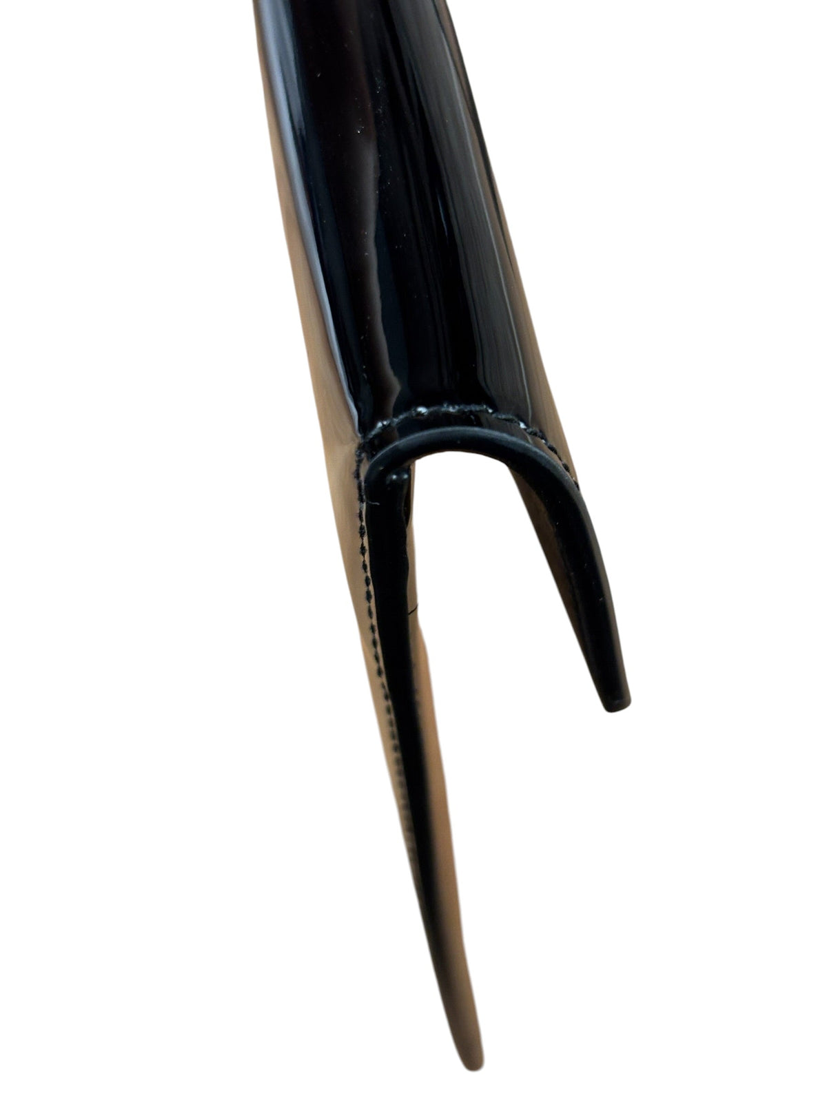 Yves Saint Laurent Black Patent Leather Uptown Pouch