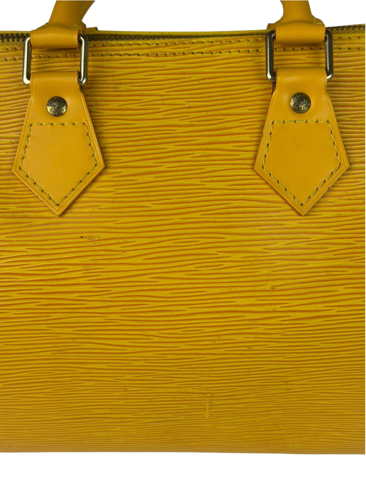 Louis Vuitton Yellow Epi Leather Speedy 25