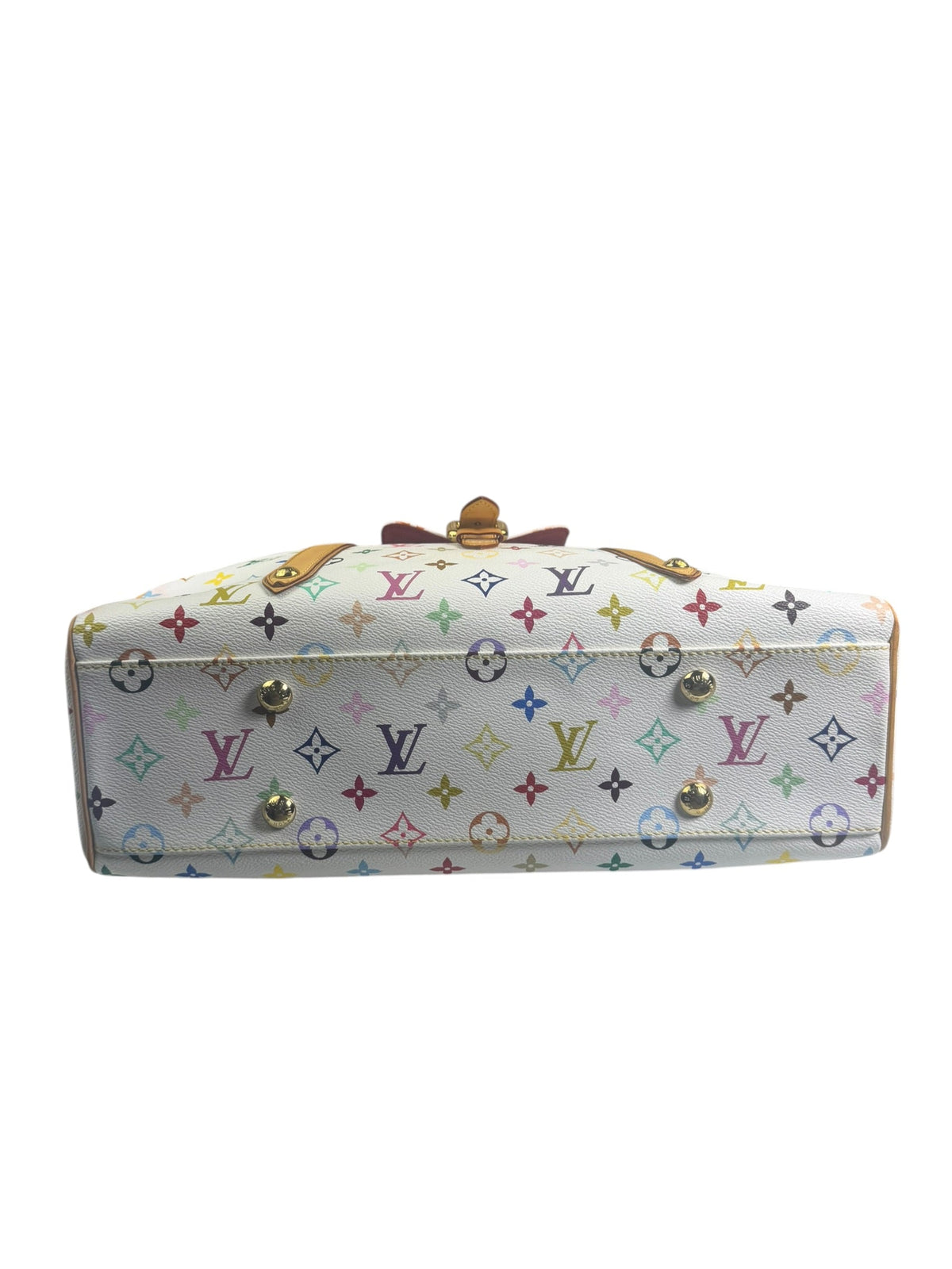 Louis Vuitton White Murakami Aurelia MM Tote Bag