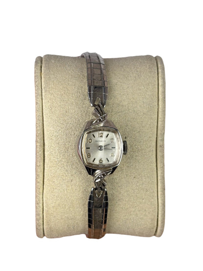 Benrus Vintage Square Dial Silver Band