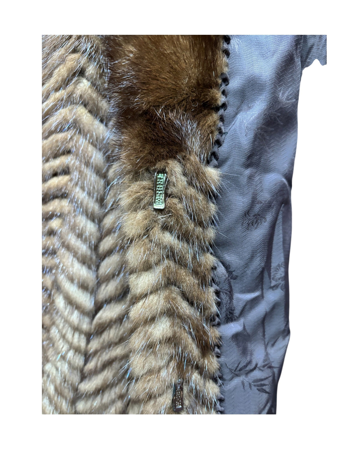 Gifu Mouhi Brown Mink Fur Coat