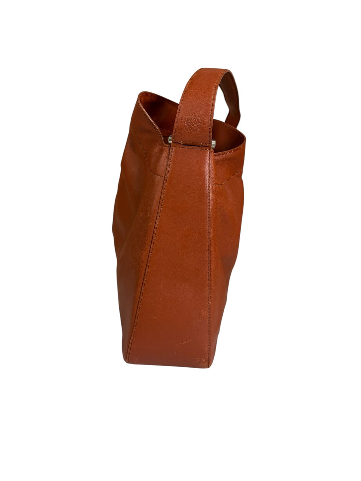 Loewe Vintage Brown Leather Shoulder Bag