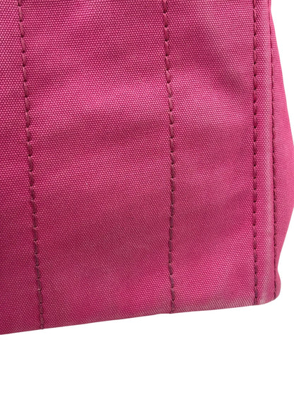 Prada Pink M Canapa Canvas Tote