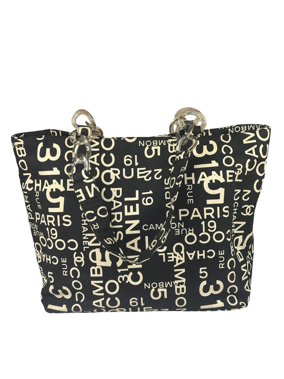Chanel Black 31 Rue Cambon By Sea Line Tote 2002
