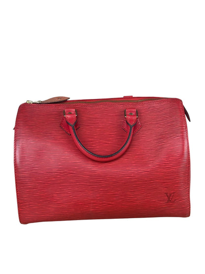 Louis Vuitton Red Epi Leather Speedy 30