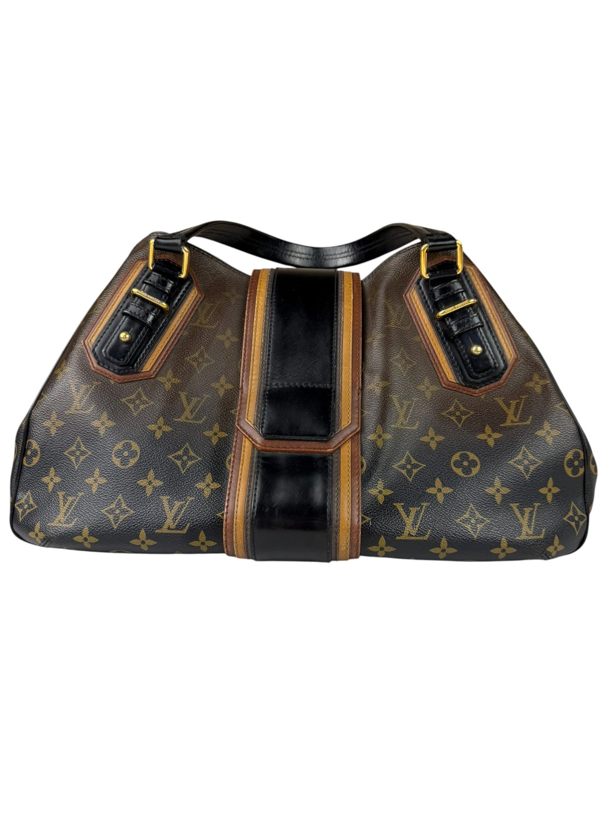 Louis Vuitton Limited Edition Brown/Black  Monogram Mirage Griet Handbag