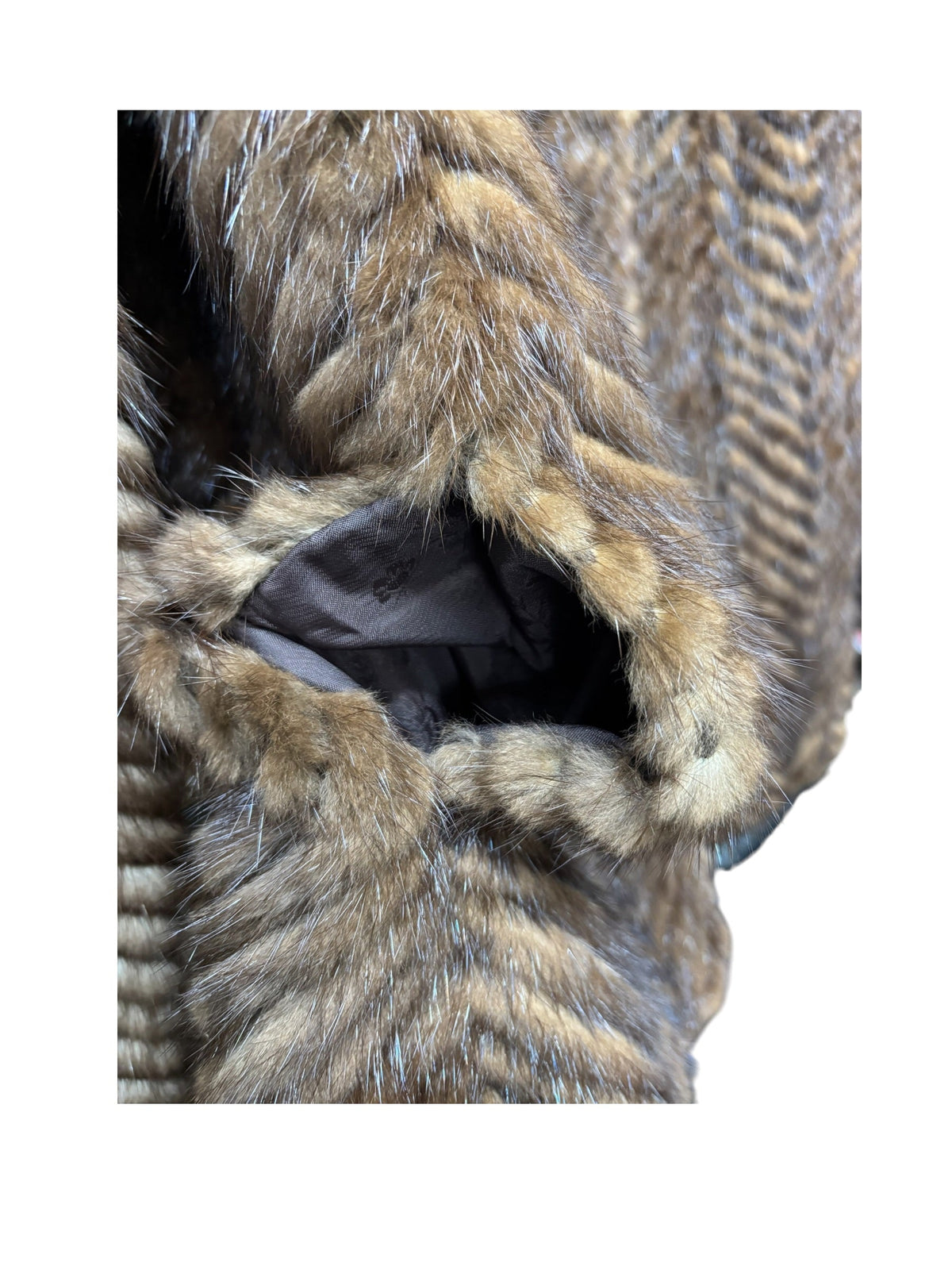 Gifu Mouhi Brown Mink Fur Coat