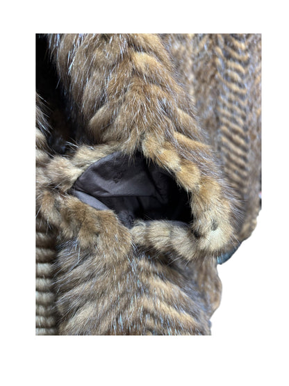 Gifu Mouhi Brown Mink Fur Coat