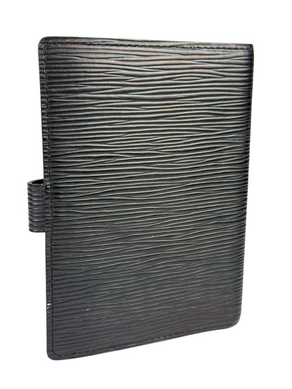 Louis Vuitton Black EPI Leather Agenda MM