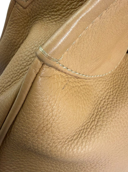 Prada Beige Leather Shoulder Bag