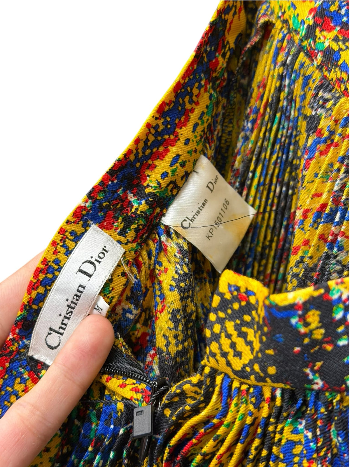 Christian Dior Multi-Colored Geometric-Patterned Two-Piece Set