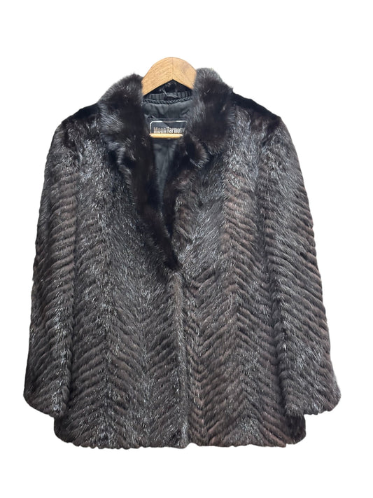 Vintage Moon Harmony Dark Brown Mink Fur Coat