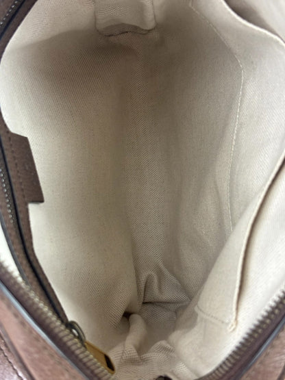 Gucci Beige/Brown GG Supreme Ophidia Messenger Bag