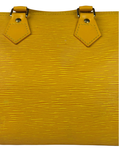 Louis Vuitton Yellow Epi Leather Speedy 25