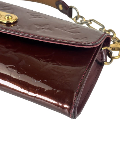Louis Vuitton Burgundy Monogram Vernis Sunset Boulevard Shoulder Bag