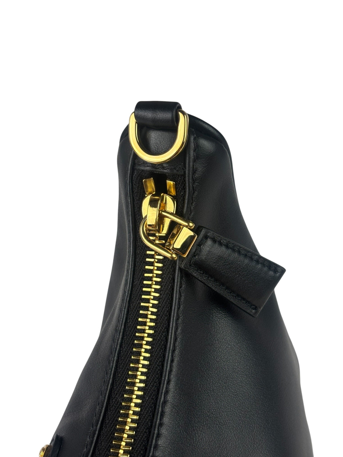 Prada Black Saffiano Leather Re-Edition Two-Way Bag