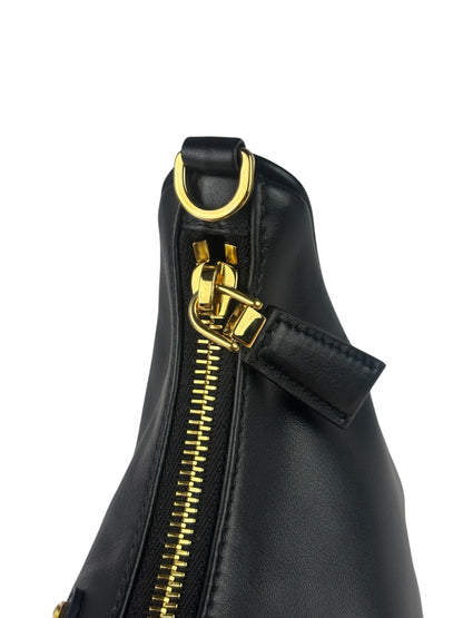 Prada Black Saffiano Leather Re-Edition Two-Way Bag