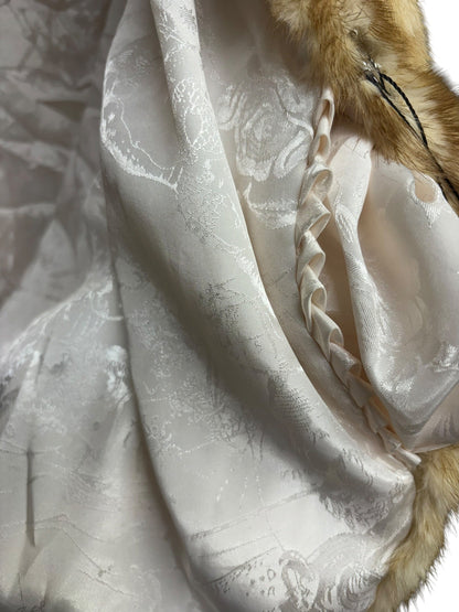 Vintage Beige Mink Fur Coat