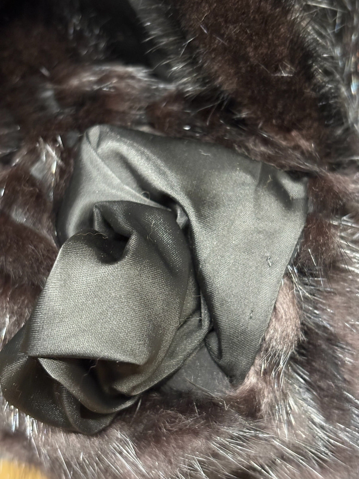 Vintage Moon Harmony Dark Brown Mink Fur Coat
