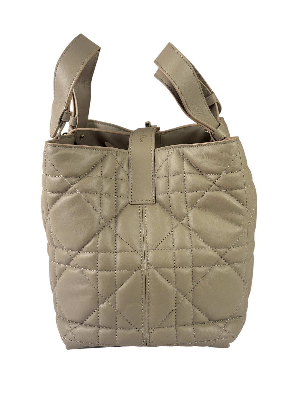 Christian Dior Calfskin Macrocannage Toujours Handbag