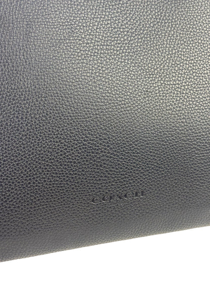 Coach Navy Pebbled Leather Laptop Case