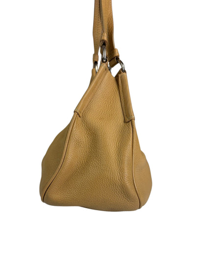 Prada Beige Leather Shoulder Bag