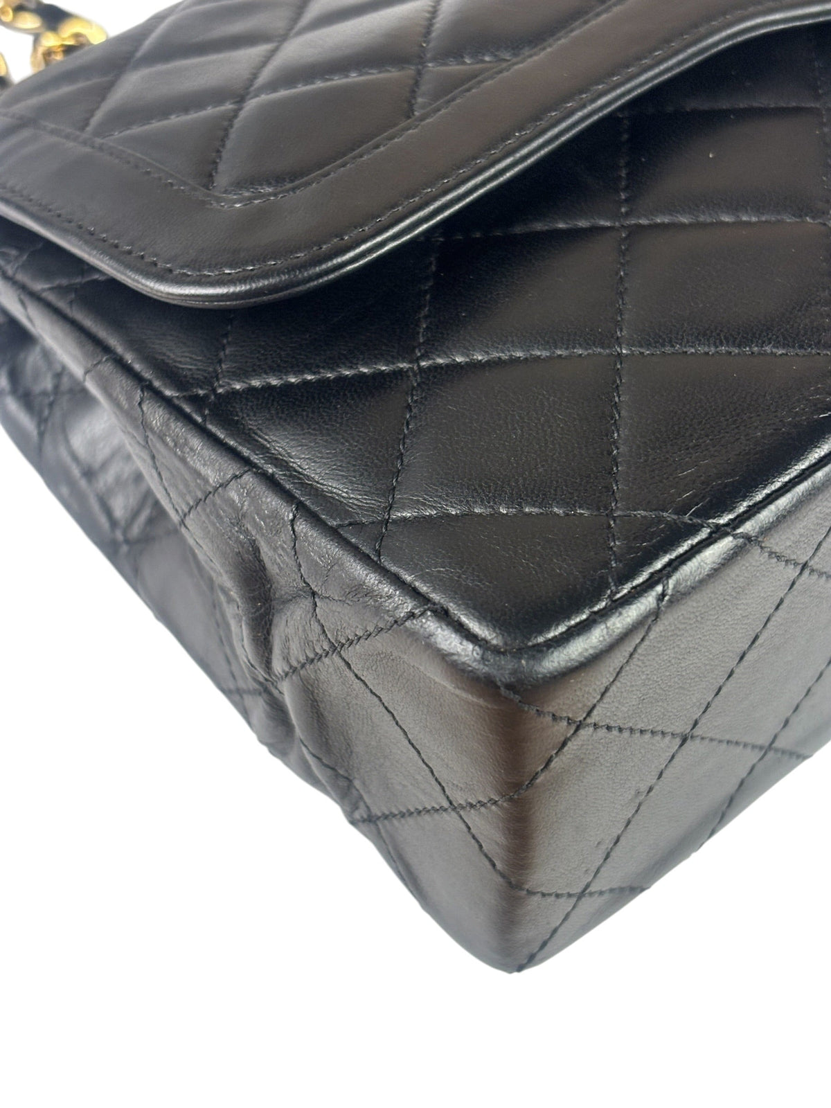 Chanel Black Quilted Leather Double Flap Small Bag