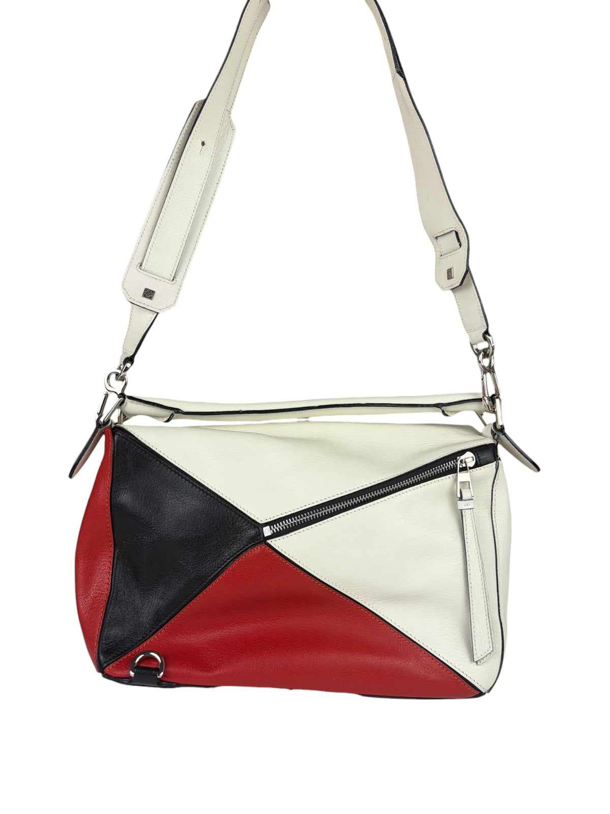 Loewe Colorblock Leather Puzzle Two-Way Bag