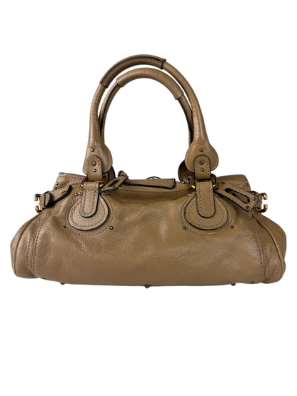 Chloe Brown Leather Paddington Shoulder Bag