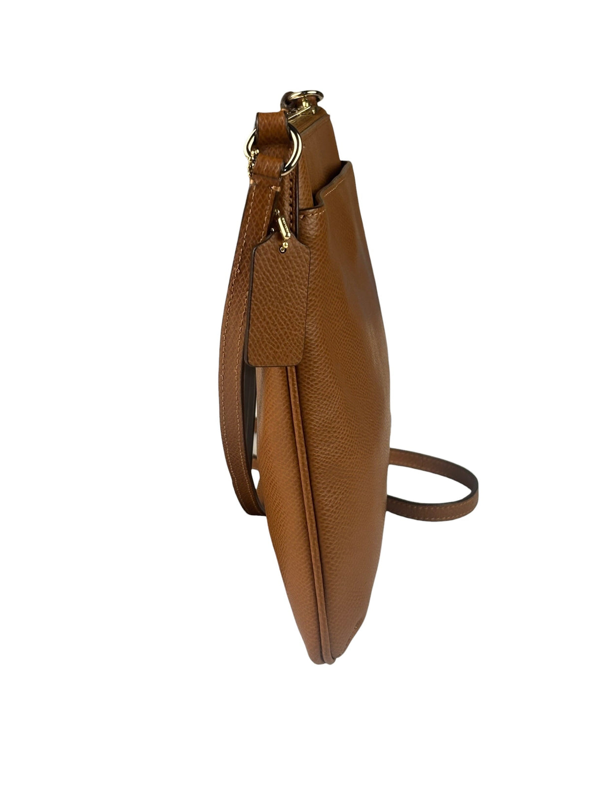 Coach Tan Brown Pebble Leather Crossbody Bag