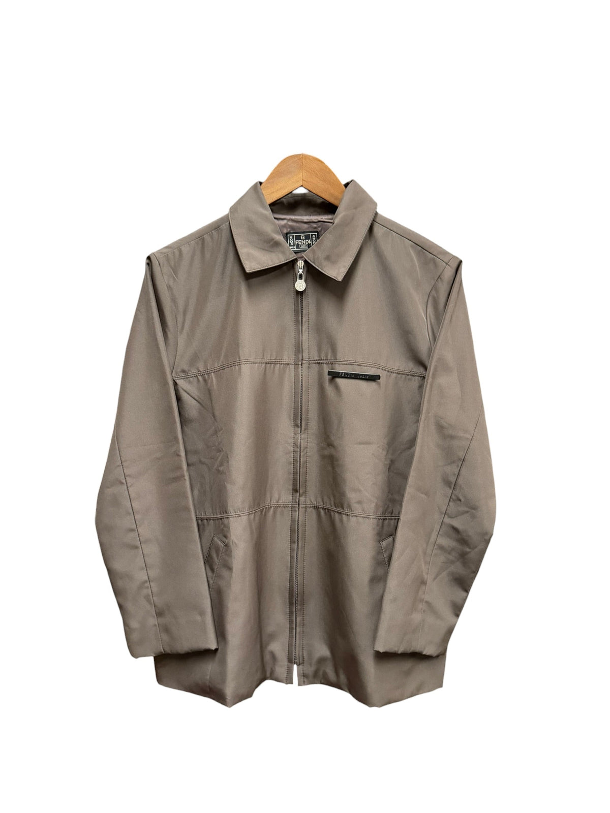 Fendi Vintage Brown Harrington Jacket