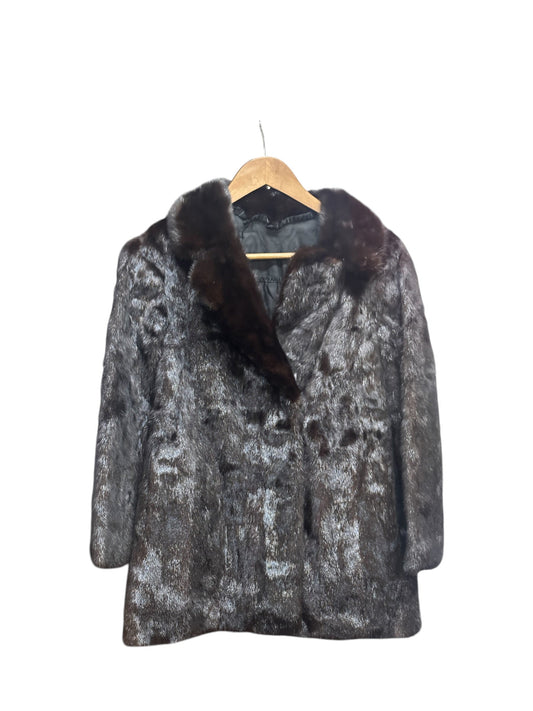 Vintage Brown Mink Fur Coat