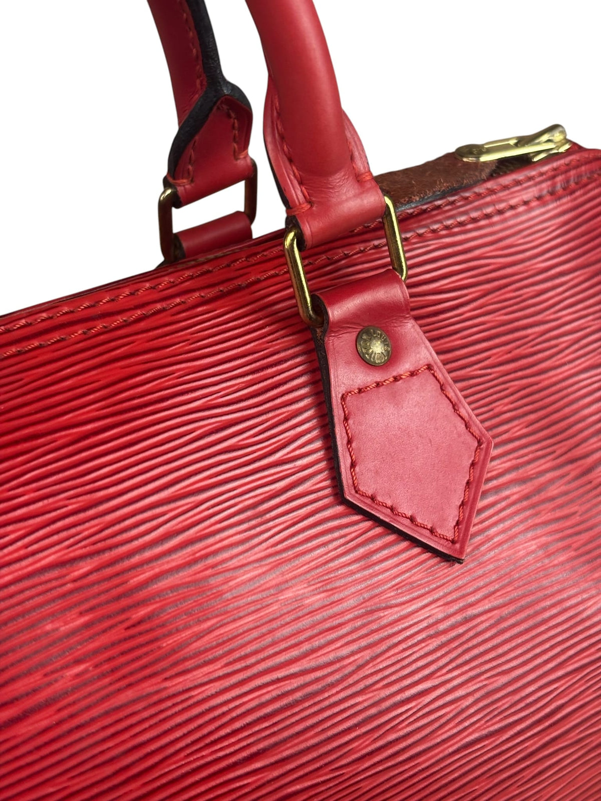 Louis Vuitton Red Epi Leather Speedy 30
