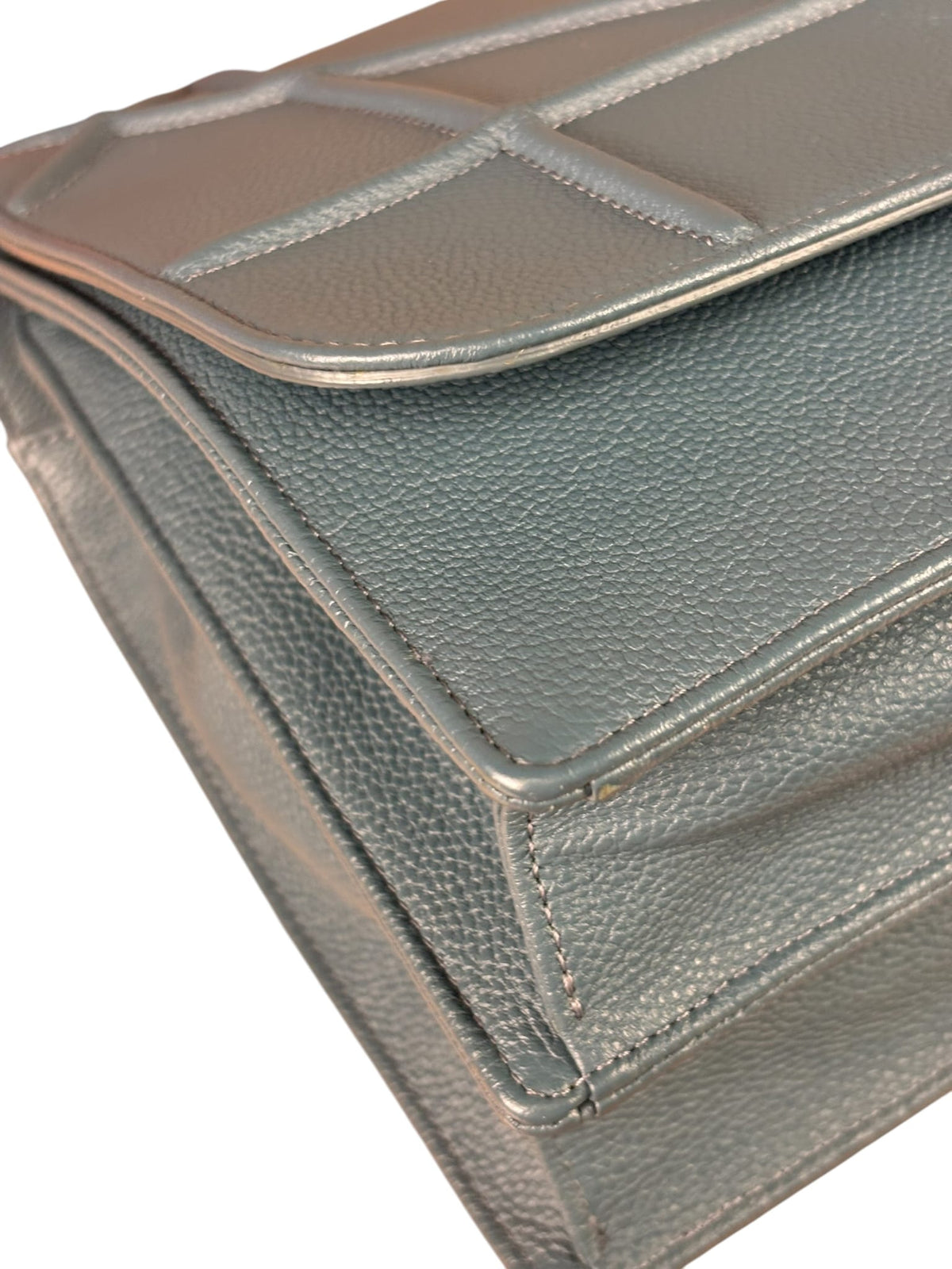 Christian Dior Blue Cowhide Diorama Two-Way Bag