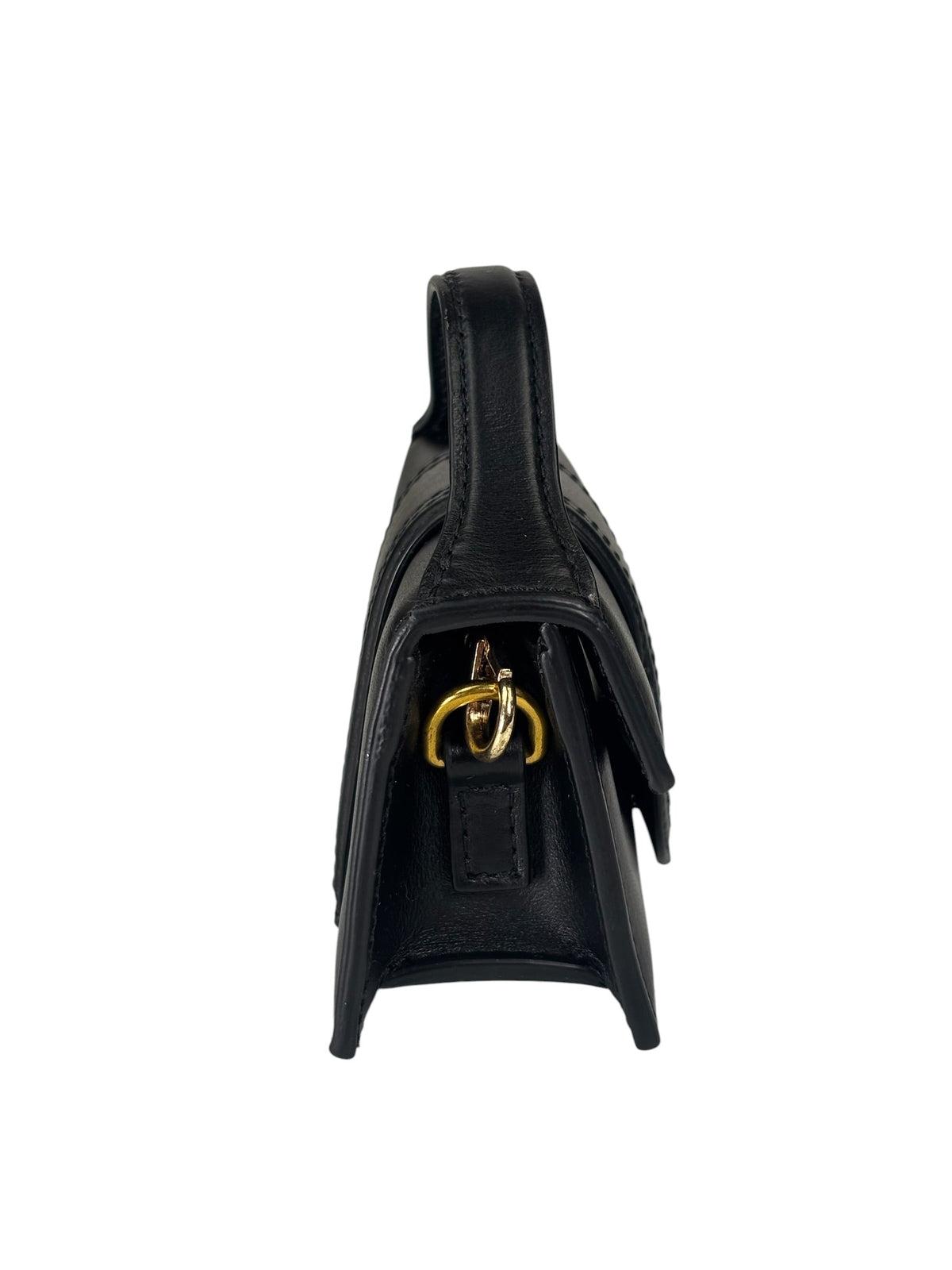 Jacquemus Black Leather Nano Le Petit Bambino Two-Way Bag Replacement Chain