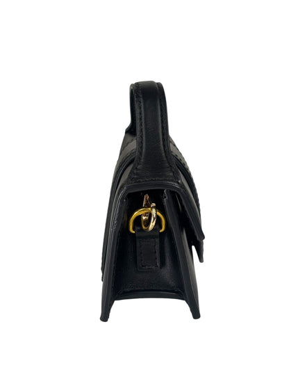 Jacquemus Black Leather Nano Le Petit Bambino Two-Way Bag Replacement Chain